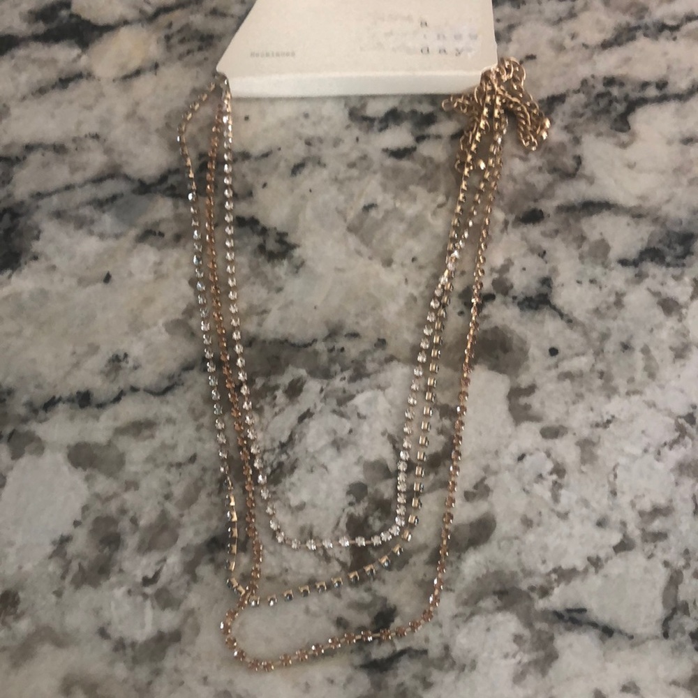 Rhinestone necklace